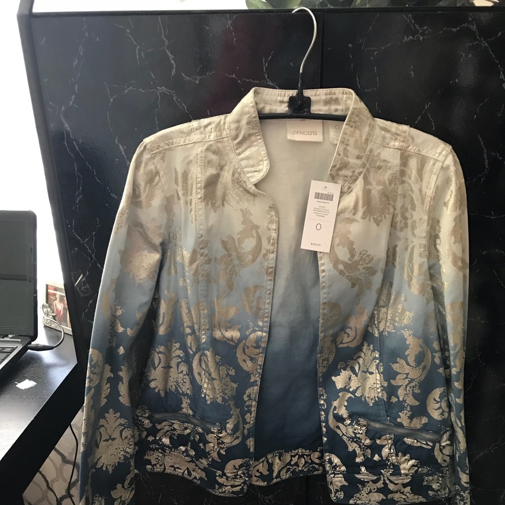 Jacket by Chicos size 0